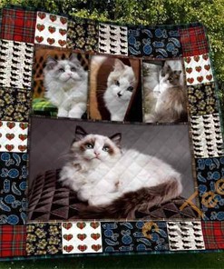 Cute Ragdoll Cat Pet Lover 3D Quilt Blanket Bedding Set