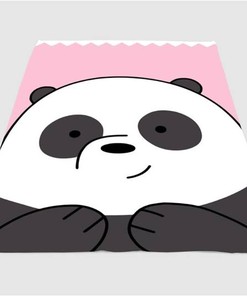 Cutest Panda We Bare Bears Sherpa Fleece Blanket Gifts for Family, for Couple