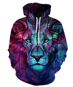 Cyberpunk Lion Epic Animals Hoodie 3D