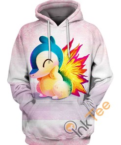 Cyndaquill Hoodie 3D