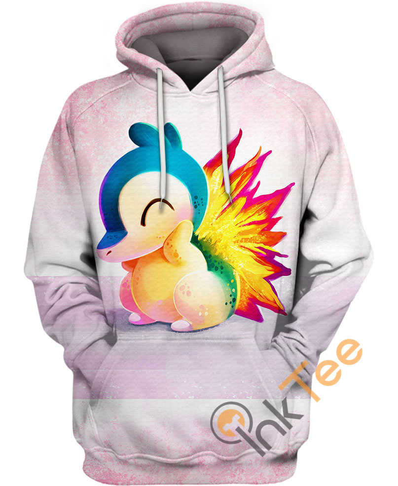Cyndaquill Hoodie 3D