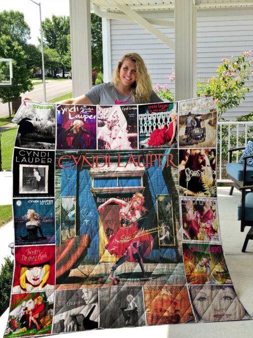 Cyndi Lauper Quilt Blanket Bedding Set for Home Décor