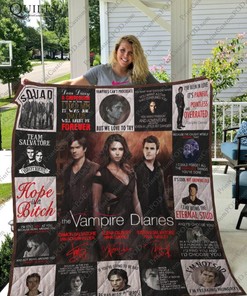 DD Vampires Diaries Quilt Blanket Bedding Set for Home Décor