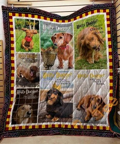 Dachshund 05 Quilt Blanket Bedding Set