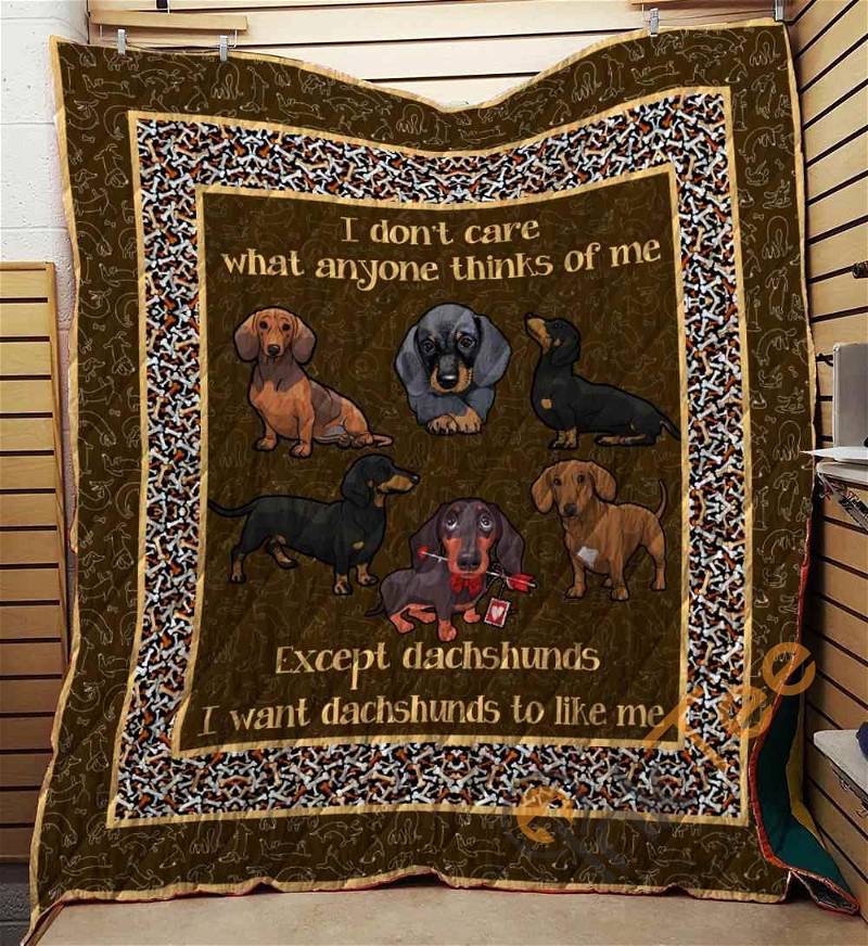 Dachshund 09 Quilt Blanket Bedding Set