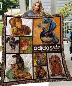Dachshund Blanket BlanketQuilt Blanket Bedding Set