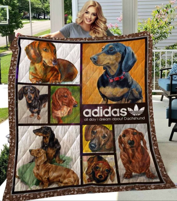 Dachshund Blanket BlanketQuilt Blanket Bedding Set