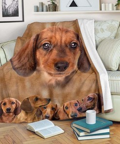 Dachshund Dog Lover Quilt Blanket Bedding Set for Home Décor
