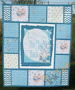 Dachshund To The Moon And Back Quilt Blanket Bedding Set