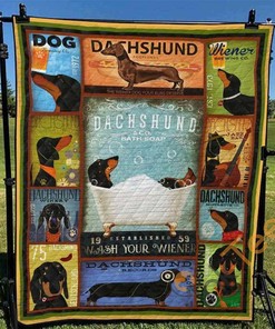 Dachshund lover Quilt Blanket Bedding Set