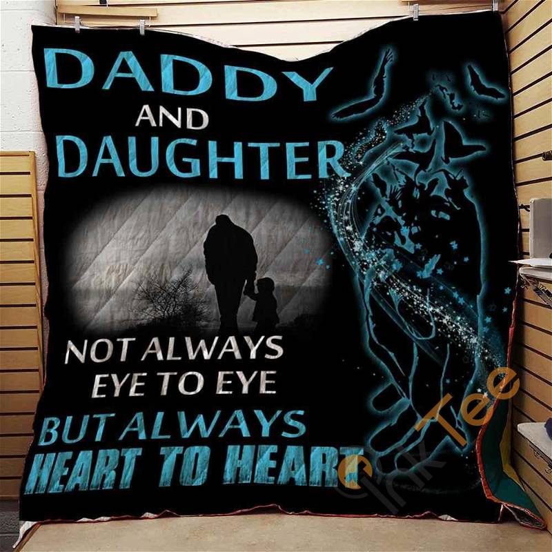 Daddy And Daughter Quilt Blanket Bedding Set