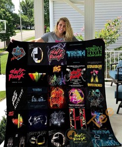 Daft Punk Quilt Blanket Bedding Set