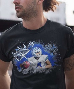 Dak 4 Attack - Dak Prescott Watercolor T-Shirt