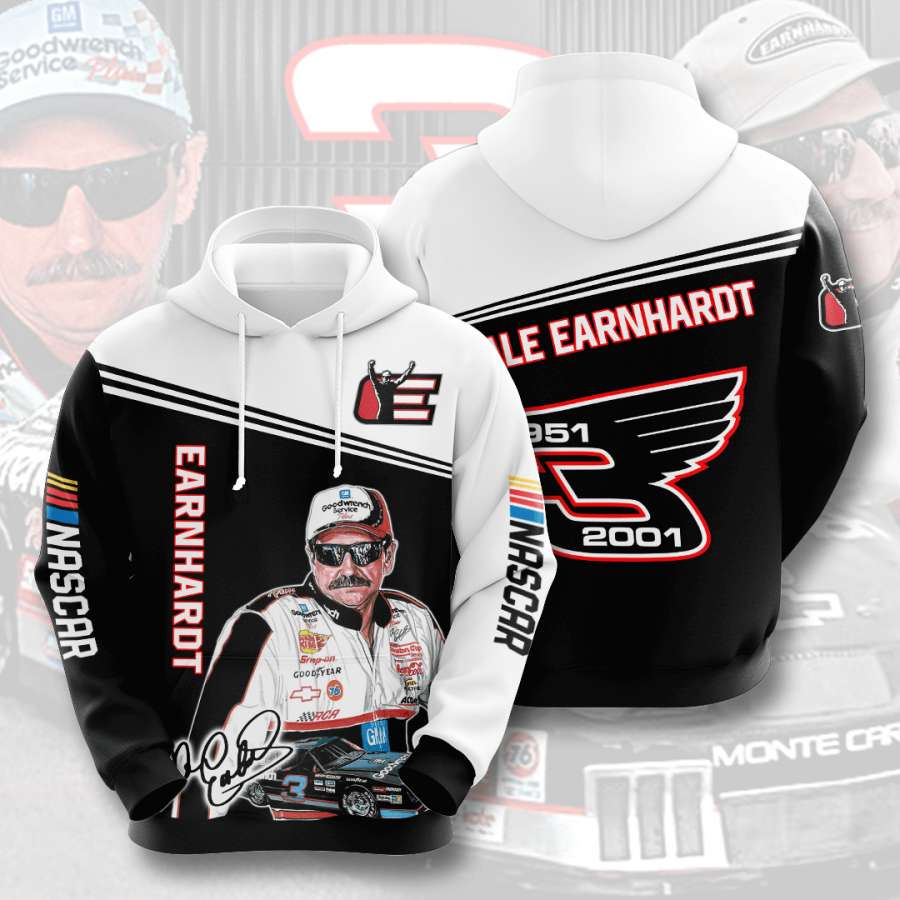 Dale Earnhardt Custom Sport All Over Print Hoodie 3D 4