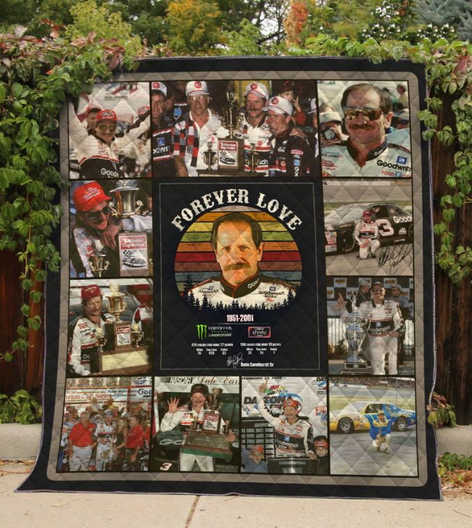 Dale Earnhardt Quilt Blanket Bedding Set for Home Décor