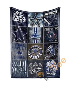 Dallas Cowboy Home Sweet Home Captain America Limited Edition Sherpa Fleece Blanket Gifts for Family, for Couple