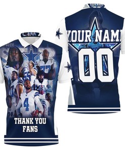 Dallas Cowboy Super Nfc East Division Champions Super Bowl 2021 Thank You Fans Personalized Polo Shirt All Over Print Shirt 3d T-shirt