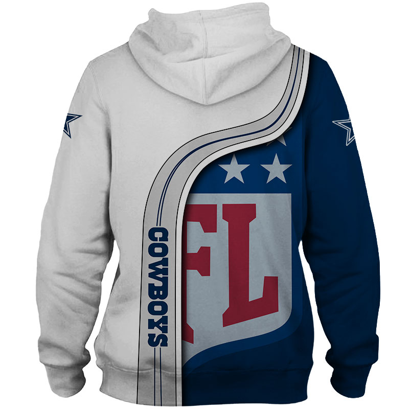 Dallas Cowboys 3D Hoodie Pullover Zip Hoodie Nfl for Fans - Image 2