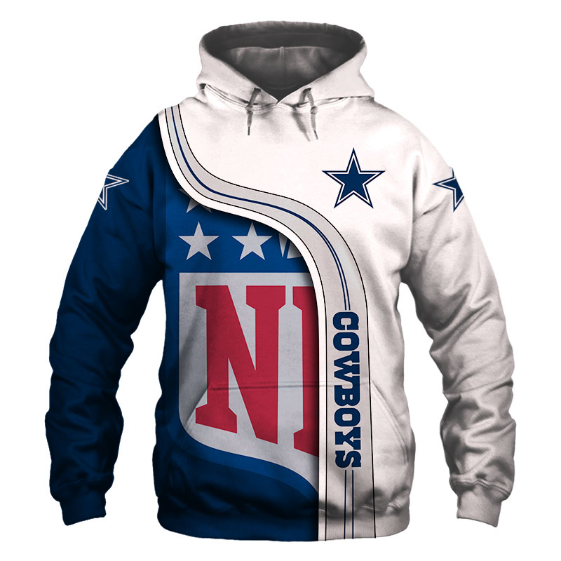 Dallas Cowboys 3D Hoodie Pullover Zip Hoodie Nfl for Fans - Image 3