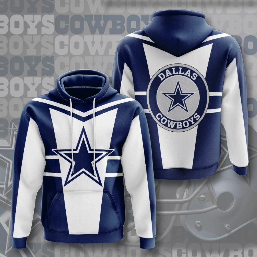 Dallas Cowboys Custom Sport All Over Print Hoodie 3D
