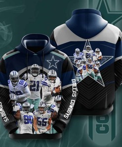 Dallas Cowboys Custom Sport All Over Print Hoodie 3D 11