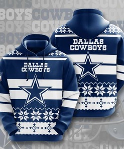 Dallas Cowboys Custom Sport All Over Print Hoodie 3D 12
