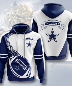 Dallas Cowboys Custom Sport All Over Print Hoodie 3D 2