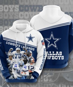 Dallas Cowboys Custom Sport All Over Print Hoodie 3D 3