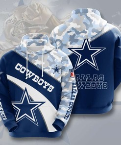 Dallas Cowboys Custom Sport All Over Print Hoodie 3D 6