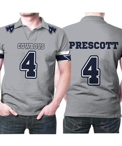 Dallas Cowboys Dak Prescott 4 Legend Player Nfl American Football Team Jersey Style Gift For Cowboys Fans Dak Prescott Lovers Polo Shirt