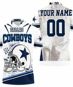 Dallas Cowboys Helmet Nfc East Division Super Bowl 2021 Personalized 3D All Over Print Polo Shirt
