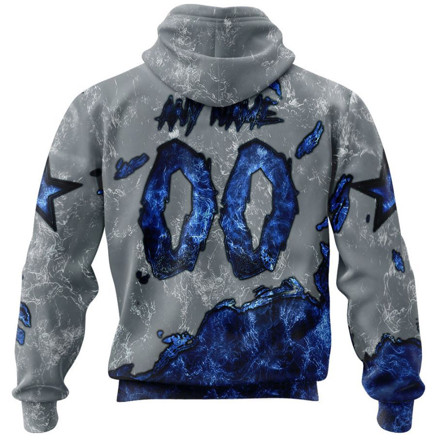 Dallas Cowboys Hoodie 3D Devil Eyes Gift for Fans - Image 2