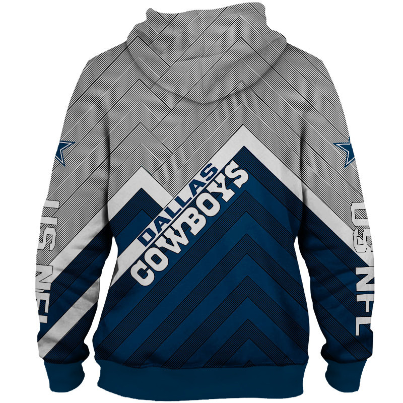 Dallas Cowboys Hoodie 3D Zip Hoodie Pullover Size S-5Xl - Image 2