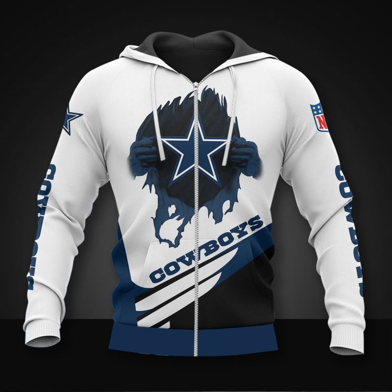 Dallas Cowboys Hoodie Cool Graphic Gifts for Fans - Image 3