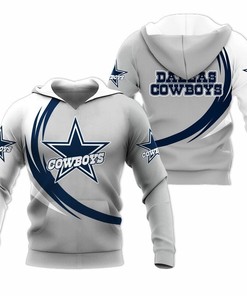 Dallas Cowboys Hoodie Curve Graphic Gifts for Fans