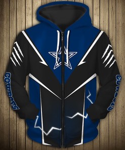Dallas Cowboys Hoodie Lightning Graphic Gifts for Fans