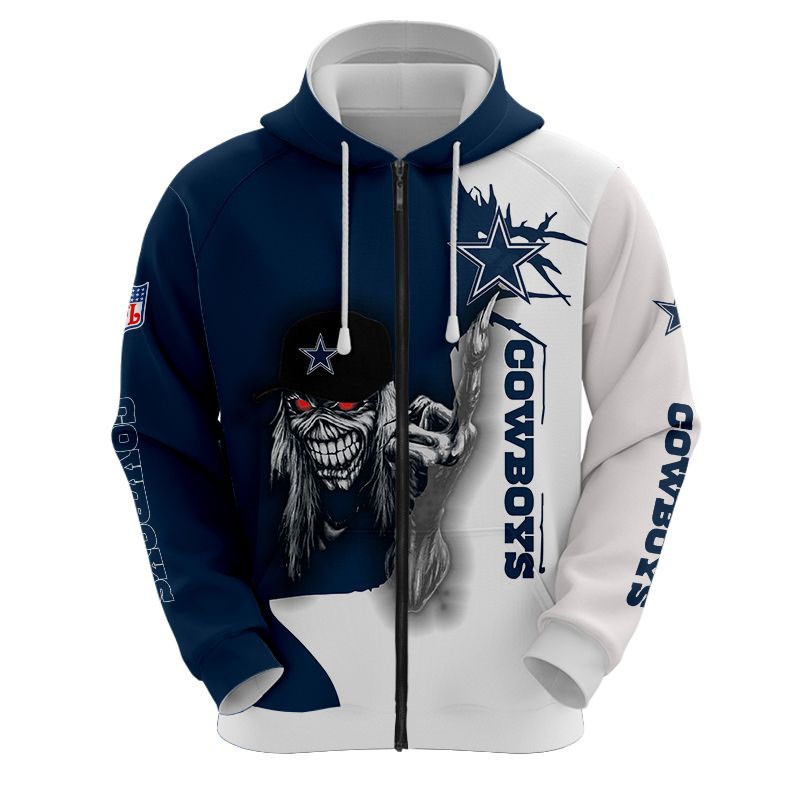 Dallas Cowboys Hoodie Ultra Death Graphic Gift for Halloween - Image 3
