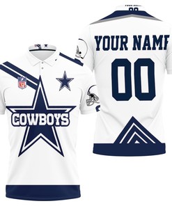 Dallas Cowboys Logo Nfl Personalized 3D All Over Print Polo Shirt