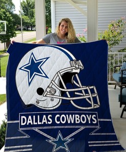 Dallas Cowboys Love Quilt Blanket Bedding Set for Home Décor