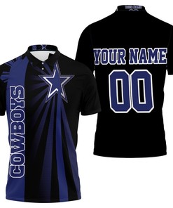 Dallas Cowboys Personalized 3D All Over Print Polo Shirt