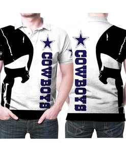 Dallas Cowboys Punisher Skull 3d Designed For Dallas Cowboys Fans Dallas Cowboys Lovers Polo Shirt All Over Print Shirt 3d T-shirt
