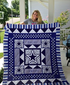 Dallas Cowboys Quilt Blanket Bedding Set Fan Gift