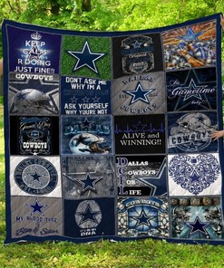 Dallas Cowboys Quilt Blanket Bedding Set Gifts for Fans