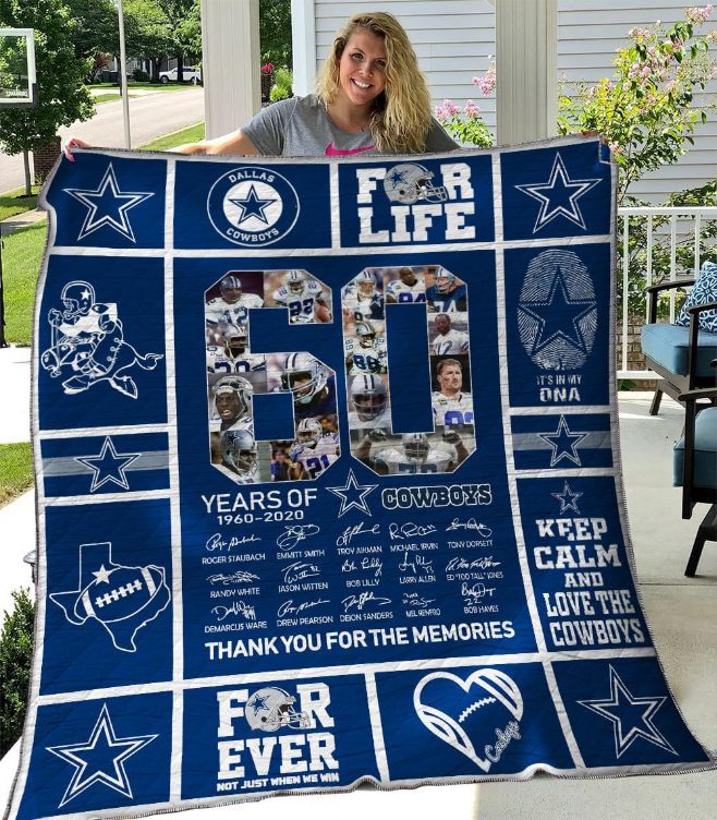 Dallas Cowboys Quilt Blanket Bedding Set Gifts for NFL Fans