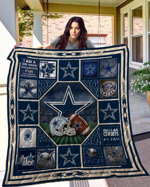 Dallas Cowboys Quilt Blanket Bedding Set for Bedroom Décor