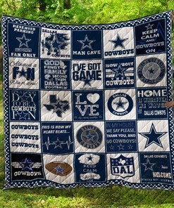Dallas Cowboys Quilt Blanket Bedding Set for Fans