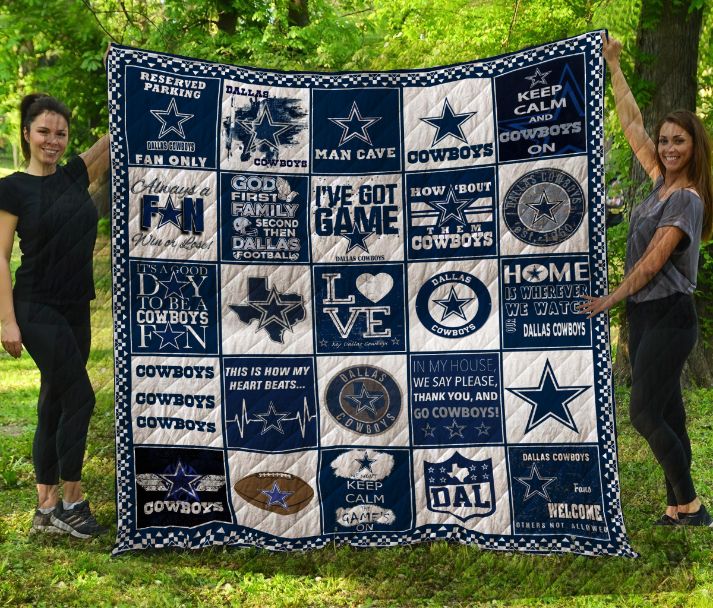 Dallas Cowboys Quilt Blanket Bedding Set for Fans