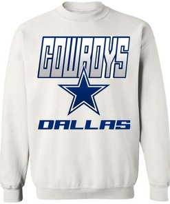 Dallas Cowboys Retro 2000'S Nfl Crewneck Sweatshirt