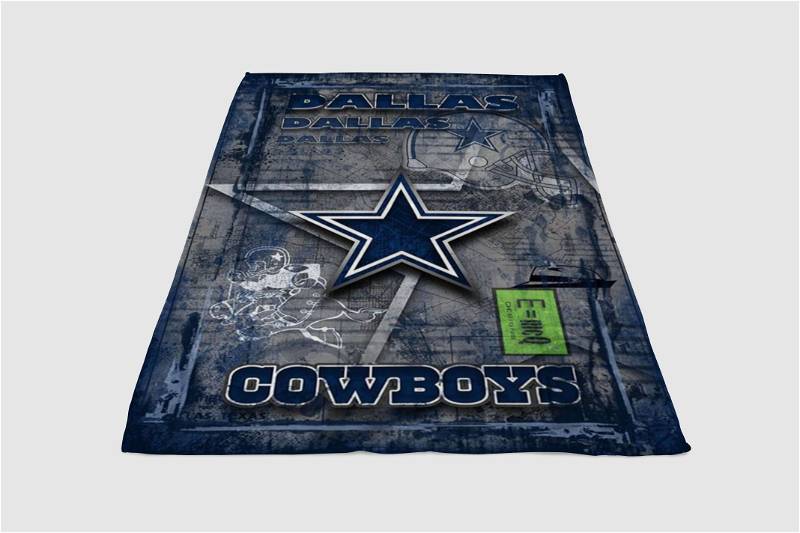 Dallas Cowboys Sherpa Blanket Fleece Blanket Gifts for Fans