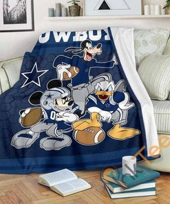 Dallas Cowboys Team Sherpa Fleece Blanket Gifts for Family, for Couple